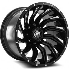 EMR 224-03 20X12 6X139.7 ET-44 GLOSSY BLACK + MILLING